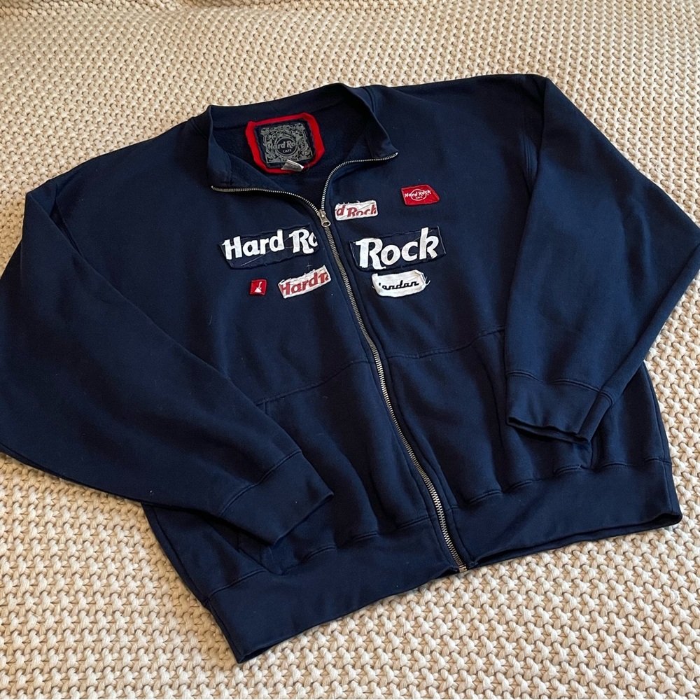 Hard Rock Cafe Full Zip Track Jacket